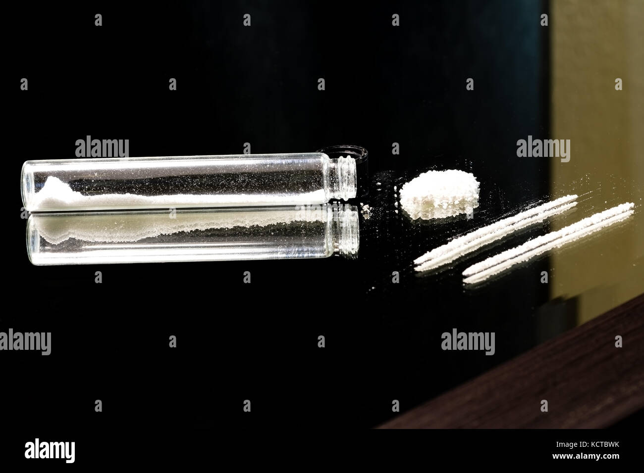 America`s drug epidemic has been brought heavily to light in recent years  and Cocaine ranks high among drugs used by many socioeconomic groups. Stock Photo